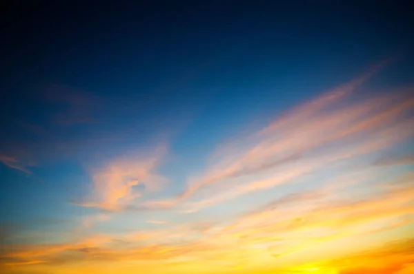 Cerul la Apus de soare — Fotografie, imagine de stoc