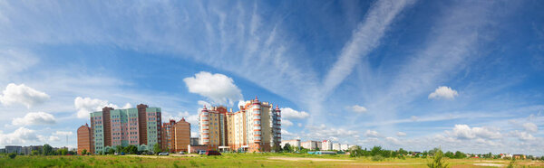 panorama of the urban landscape