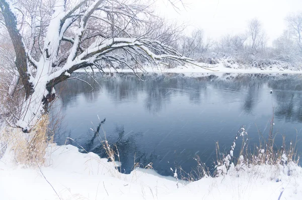 Rio de Inverno . — Fotografia de Stock