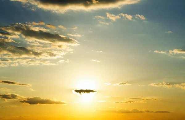 Himmel Hintergrund Bei Sonnenaufgang Zusammensetzung Der Natur — Stockfoto