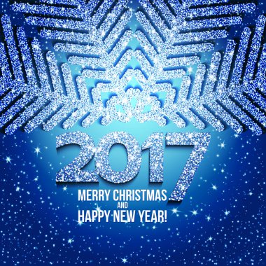 Vektör soyut Noel kar tanesi