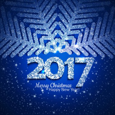 Vektör soyut Noel kar tanesi