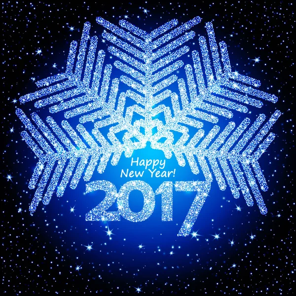 ベクトル抽象クリスマス雪の結晶 — ストックベクタ