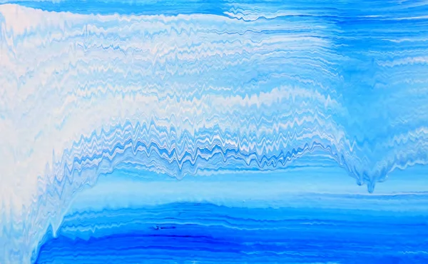 Візерунок акрилової смуги з синьо-білими хвилями — стокове фото