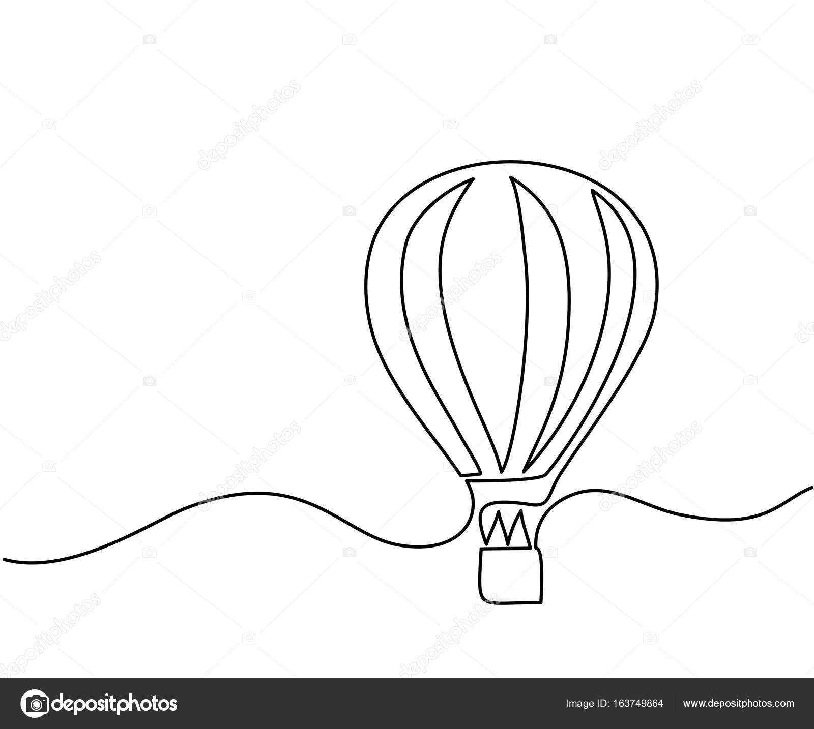 Vektorgrafiken Luftballon Umriss Vektor Vektorbilder Luftballon Umriss Vektor Depositphotos