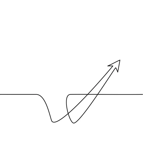 Sinal de setas abstratas — Vetor de Stock