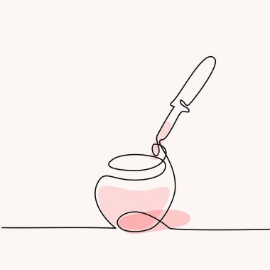 Pipet ile kozmetik krem