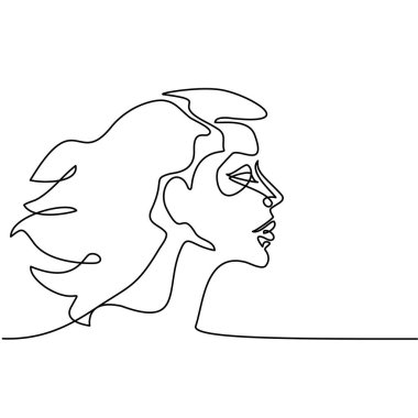 Bir kadının soyut portresi