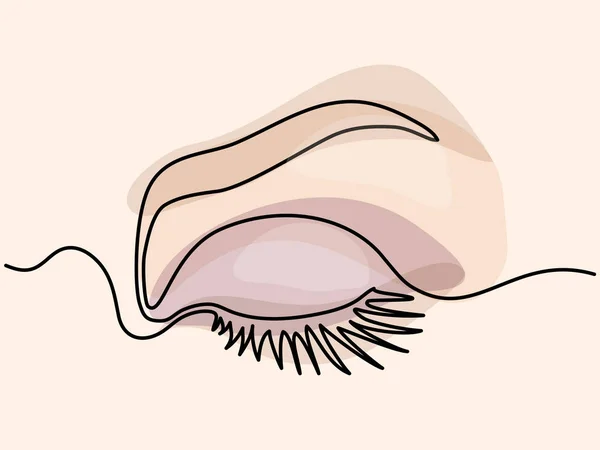 Жіноче око макіяж — стоковий вектор