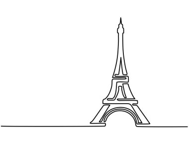 Paris eiffel Kulesi simgesi
