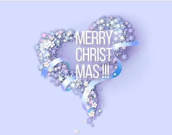 Merry Christmas Greetings card. — Stock Vector