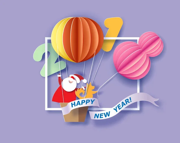 Feliz Ano Novo 2018 cartão — Vetor de Stock