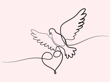 Uçan güvercin logosu