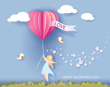Card for Valentines day clipart