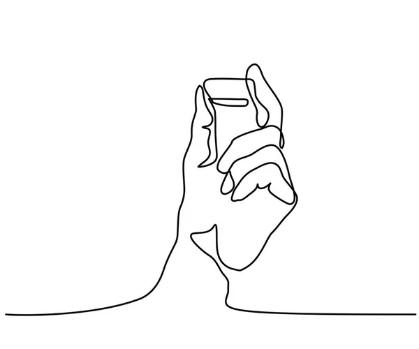 Χέρι κρατώντας ηλεκτρονικά τσιπ — Διανυσματικό Αρχείο