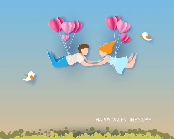 Tarjeta de San Valentín — Vector de stock