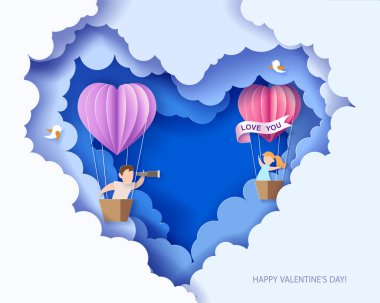 Valentines day card clipart