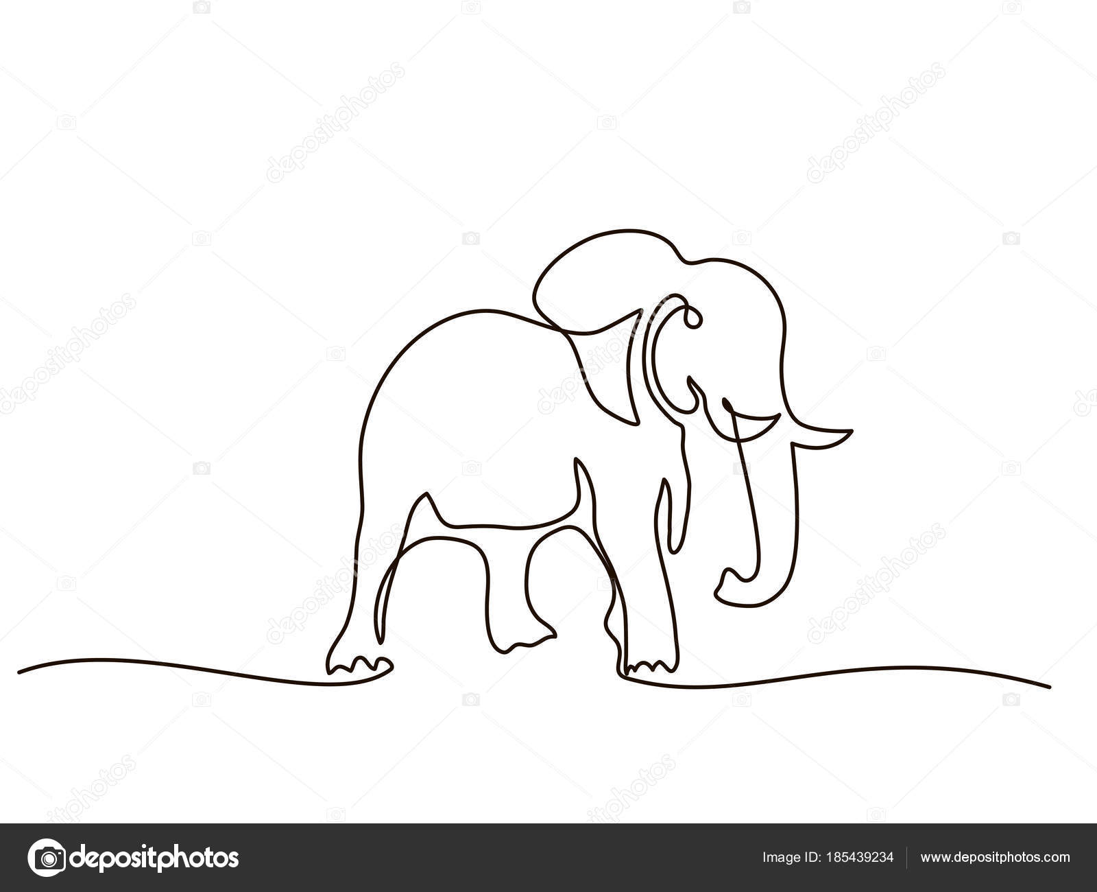 Elephant Walking Symbol Vector Image By C Valenty Vector Stock Elephant Walking Symbol Vector Image By C Valenty Vector Stock