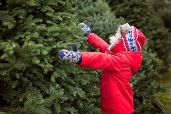 Kid at winter — Stock Photo, Image