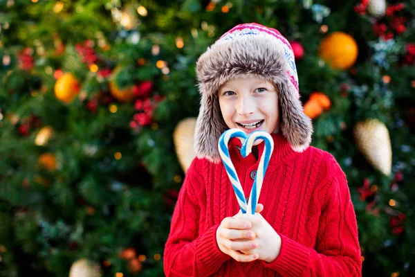 Enfant à Noël — Photo