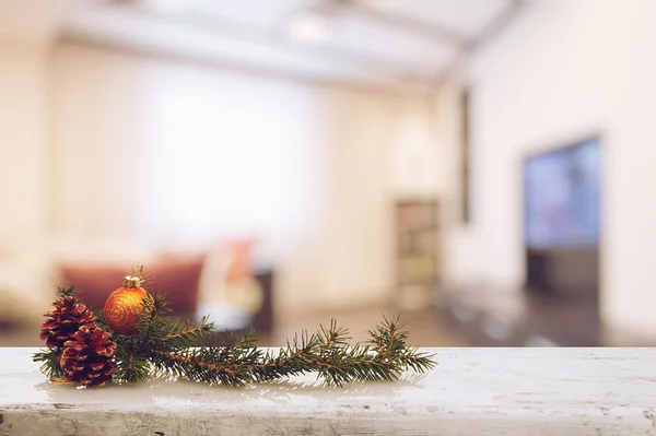 Jul dekoration på bordet — Stockfoto