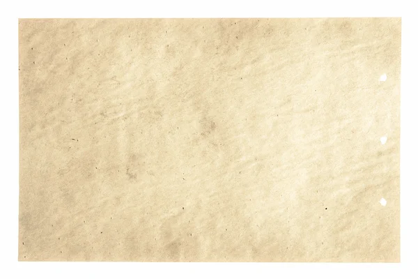 Eski kağıt izole — Stok fotoğraf