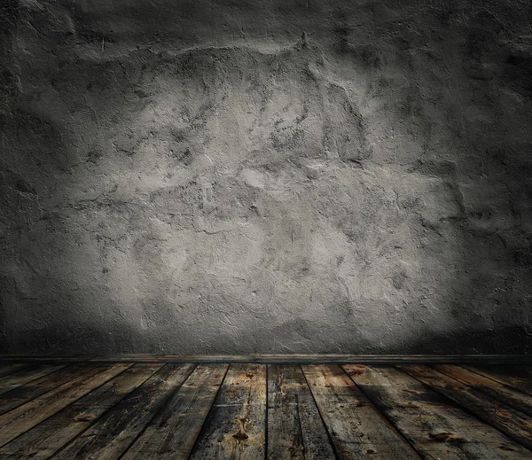 old room with concrete wall