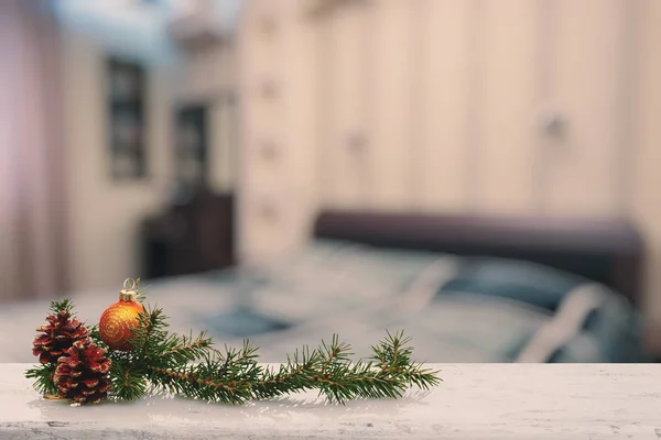 Jul dekoration på bordet — Stockfoto