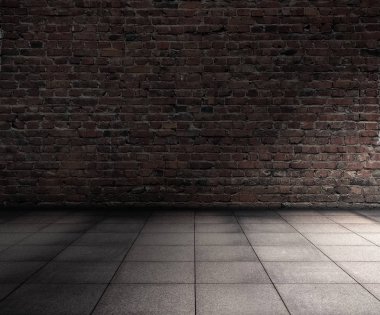 tuğla duvar ile iç