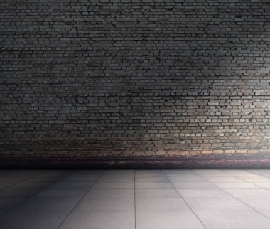 tuğla duvar ile iç