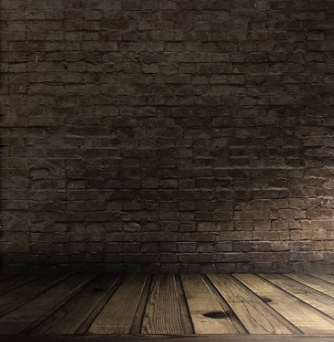 tuğla duvar eski Oda