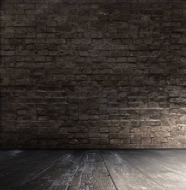 tuğla duvar eski Oda
