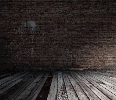 tuğla duvar eski Oda