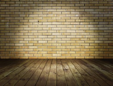 tuğla duvar eski Oda