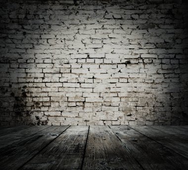 tuğla duvar eski Oda