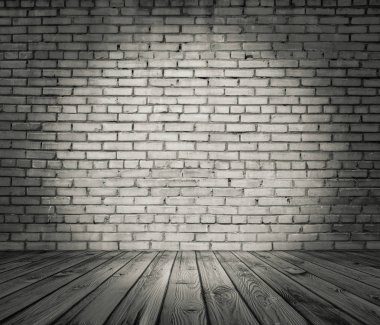 tuğla duvar eski Oda