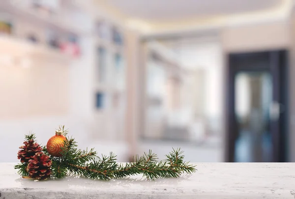 Masada Noel süsü var. — Stok fotoğraf