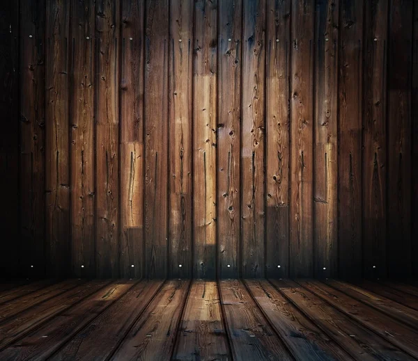 Interior de madera vieja — Foto de Stock
