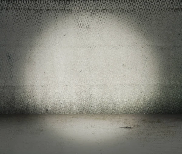 Grungy room with concrete wall — Stock Photo, Image