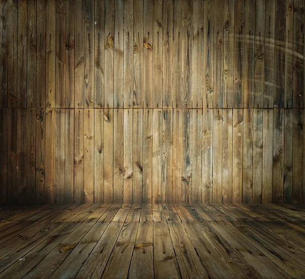 Oude houten interieur — Stockfoto