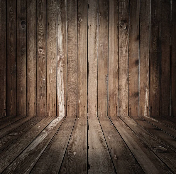 Старый деревянный интерьер — стоковое фото