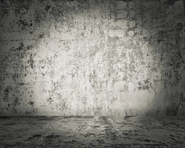 コンクリートの壁と汚れた部屋 — ストック写真