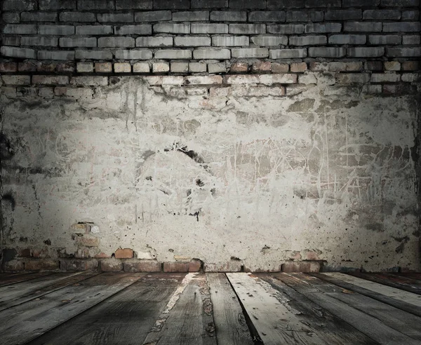 Old room with bricks wall — Stock Photo, Image