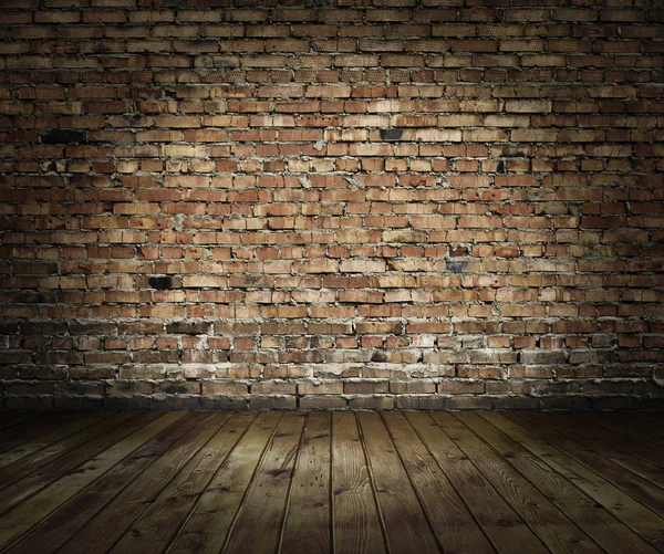 Old room with bricks wall — Stock Photo, Image
