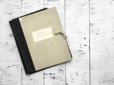 eski arka plan üzerinde Retro klasör