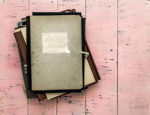 retro klasörleri yığını