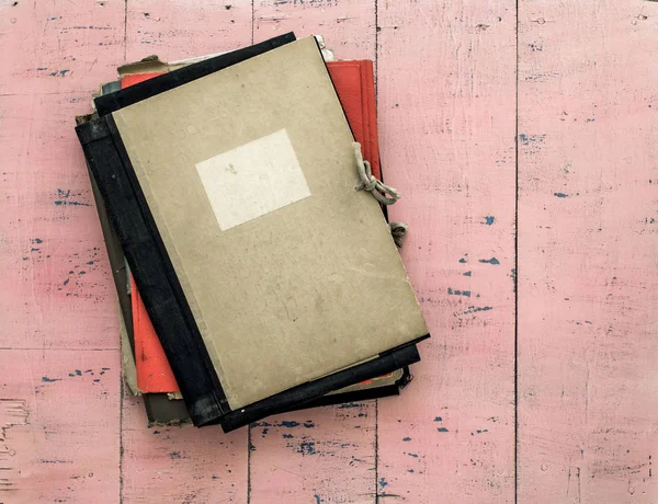 retro klasörleri yığını