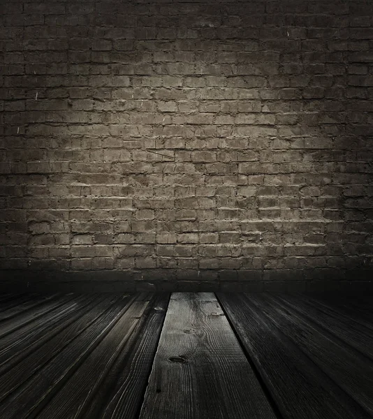 Old room with brick wall — Stock Photo, Image