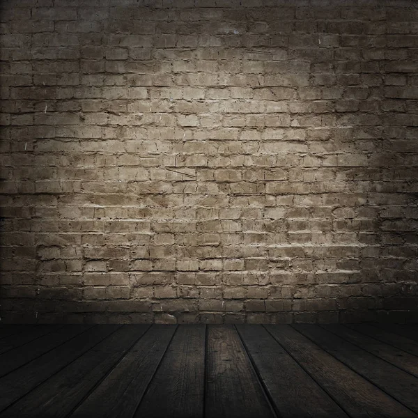 Old room with brick wall — Stock Photo, Image