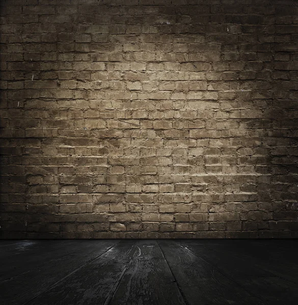 Old room with brick wall — Stock Photo, Image